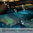 thumbnail image 3 of Sea Turtle Waterproof Printed Bathroom Shower Curtain Sets with Hooks - Stylish Bathroom Decoration, 3 of 6