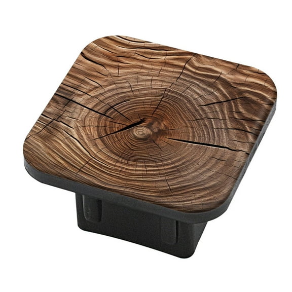 Hitch Cover Fits For 2-Inch Hitch,Cross - Section Of A Tree Trunk With Tree Ringsrubber Trailer Hitch Cover Tube Plug Insert,Car Exterior Accessories, Receiver Tube Hitch Plug