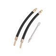 thumbnail image 1 of 1 juego de extensión de válvula de llanta de cobre de 180 grados con extensión de vástago de llanta de plástico flexible de 210 mm para automóvil, motocicleta, RV, camión, bicicleta, 1 of 6