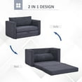 Pull Out Sofa Bed, Modern Convertible Loveseat Sleeper