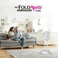 My Foldaway Personal Size Foldable Table Fan, Compact, 2 Speed Modes