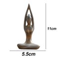 thumbnail image 2 of Estatuas modernas de cerámica, esculturas abstractas creativas de estatuillas para el hogar del pasillo, 2 of 5
