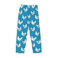 thumbnail image 5 of Goofa Cartoon Chicken Printed Soft Pajama Pants for Men, Wide Leg Comfy Casual Lounge Yoga Pants-Large, 5 of 9