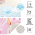 thumbnail image 6 of IAUYY 24x20 Inch Bath Mat Thick Soft Plush Shower Mat TPR Backing Material Non Slip Bath Mats for Bathroom for Tub Shower Hotel Delicate Pastel-colored Heart, 6 of 9