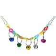 thumbnail image 1 of Parrot Bell Toy Creative Funny Colorful Bird Cage Bell Parrot Hanging Bell, 1 of 10