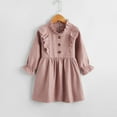 thumbnail image 7 of Autumn Princess Infant Baby Girls Dress Ruffles Long Sleeve A-line Casual Dress Children Clothing, 7 of 7