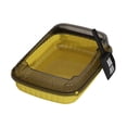 thumbnail image 2 of Caja de arena para gatos abiertos, bandeja de arena para mascotas, inodoro de gatos, baño para ir al baño, para amarillo, 2 of 8