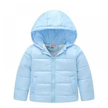 

Baby Girls Boys Winter Fleece Jackets With Hooded Toddler Cotton Dress Warm Lined Coat Outer Clothing