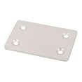 thumbnail image 3 of Unique Bargains Metal Rectangle 4 Holes Flat Mending Repair Plates Brackets Fasteners 10Pcs, 3 of 4