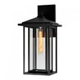 thumbnail image 1 of CWI Lighting Crawford 1 Light Black Outdoor Wall Light, 1 of 4