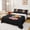Black 03, variant on Feelyou Dripping Ice Cream Baseball Bed Sheets for Boys, Respect The Drip Bat Full Size Sheets, 4pcs, 1 Flat Sheet, 1 Fitted Sheet and 2 Pillowcases