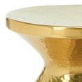 thumbnail image 5 of SAFAVIEH Janus Hammered End Table Gold, 5 of 7