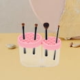 thumbnail image 1 of NUOLUX Organizador De Maquillaje Rosa Para Con Almacenamiento Para Brochas Y Lápices Cosméticos, 1 of 6