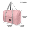 thumbnail image 4 of FZFLZDHUS Foldable Travel Duffel Bag Tote Carry on Luggage Lightweight Nylon Sport for Women Girls, 4 of 5