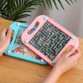 thumbnail image 3 of Juego de laberinto, juego de pelota de laberinto educativo, juguetes educativos, adecuados para juegos de mesa, juegos de mesa, regalos para adultos y niños, colores y estilos aleatorios, 1 paquete, 3 of 4