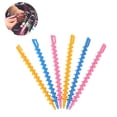 thumbnail image 3 of OULII 2Sets Woman Hair Curler Spiral Plastic Rods Assorted Colors for Home Styling, 3 of 5