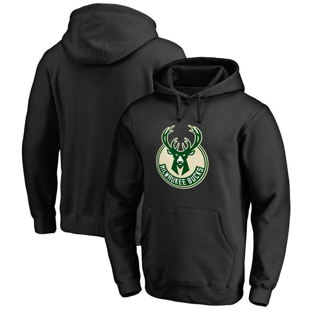 Milwaukee Bucks Fanatics Branded Primary Logo Pullover ...