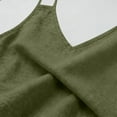 thumbnail image 6 of GUACER Camisoles for Women Solid Fashion Cotton Linen V Neck Double Spaghetti Strap Loose Tank Tops, 6 of 6