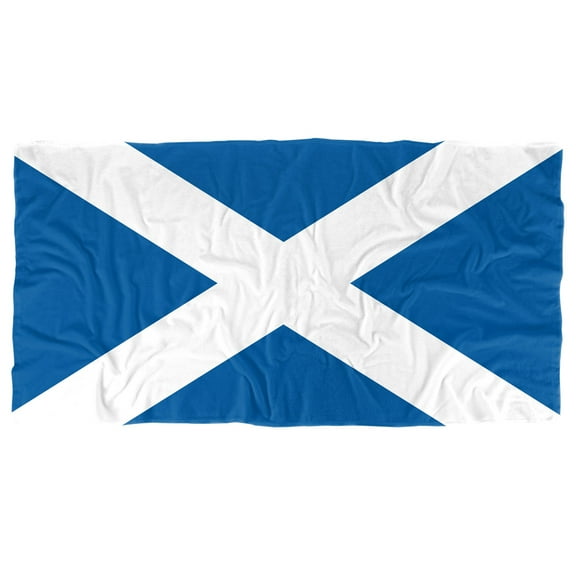 Scotland Flag Beach Towel, 30"x60" Beach Towel