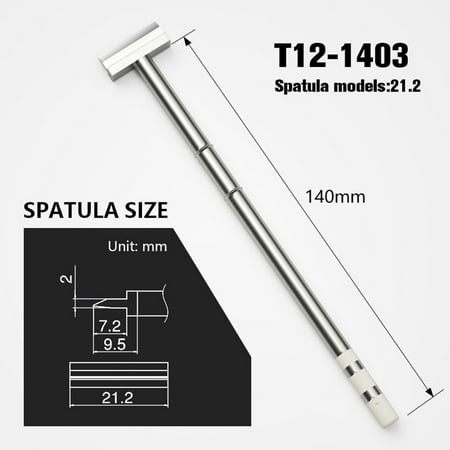 

Spatula Replaceable Soldering Tip T12 Heating Element Repair Station Accessories