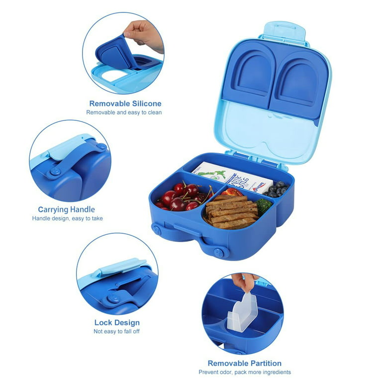 Lunch Box for Kids Lunch Containers Cute Box Bpa Free Snack Containers  Plastic Lunchboxes Kids School Lunch Box Tasty 