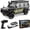 Black, variant on ARRIS 1:43 Scale Mini RC Crawler, 4WD Desktop Off-Road Toy Vehicle with 2 Interchangeable Body Shells and LED Lights for Adults