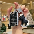 thumbnail image 5 of Car Accessories Interior Key Cover  for Volkswagen Polo Bora Tiguan  Golf Passat B8 Skoda Superb A7 Key Case Rings, 5 of 16