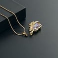 thumbnail image 6 of Personalized Butterfly with Crytal Heart Cremation Jewelry for Ashes Holder Urn Necklace for Ashes of Loved One Pendent for Ashes and Chain, 6 of 8