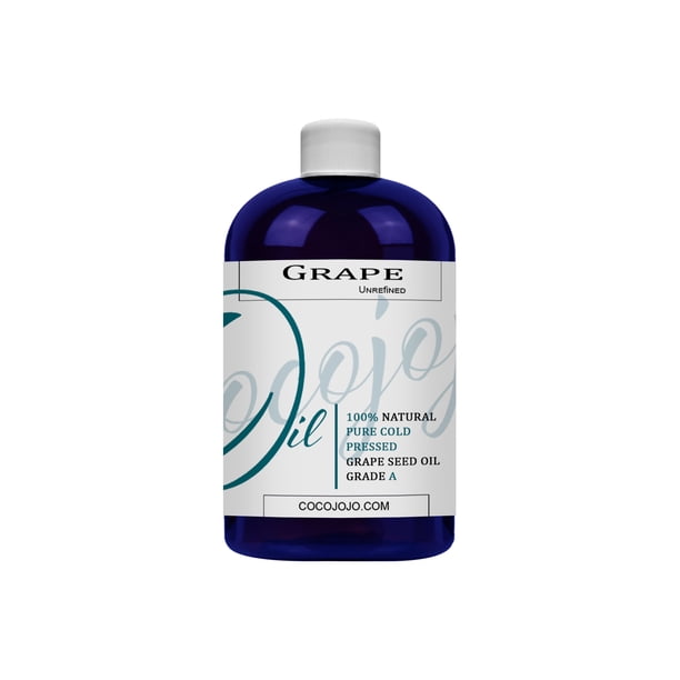 Grapeseed Oil, Pure, Extra Virgin, Organic, Unrefined, Cold Pressed