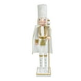 thumbnail image 1 of Jeco Casse-Noisette Peint à la Main en Or et Blanc, 1 of 8