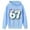 Light Blue, variant on Fiaer Funny Slang Six Seven Hoodies for Boys Girls 6 7 Meme 67 Ice Cream Printed Long Sleeve Hooded Sweatshirt,Size 2-14 Years Yellow 160