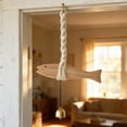 thumbnail image 6 of YIMWNYI Solid Wood Fish Shaped Doorbell, Handmade Wall Hanging Decor, Unique Housewarming Gift, Metal Pendant Chime, Versatile Home Decoration, 6 of 6