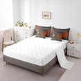 thumbnail image 5 of Castle Fairy Tree Leaves Twin Bedding Sets for Boys Girls,Stripes Bedding Comforter Set, 5 of 8