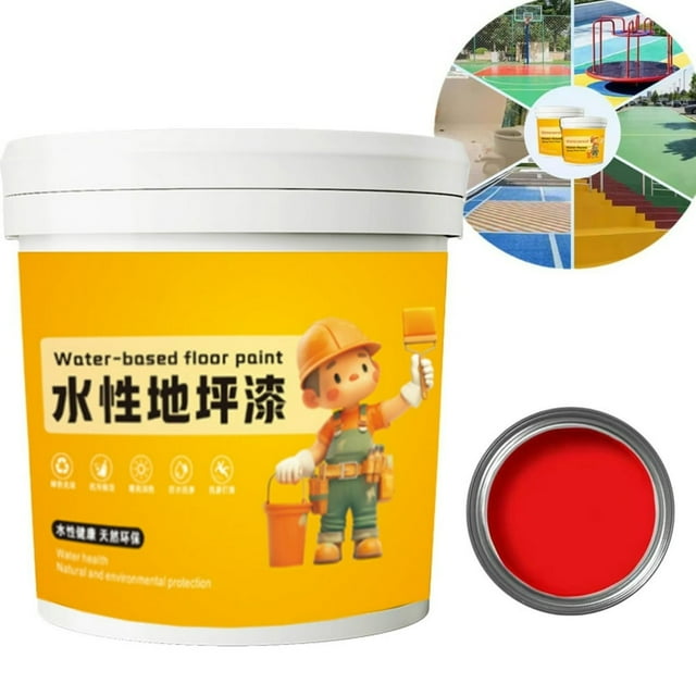 CUITING 50% off clear!Water Based Epoxy Floor Paint Anti Slip Water Based Floor Paint Water Based Garage Floor Paint Epoxy Floor Paint Anti Slip Concrete Floor Paint 300ml