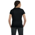 thumbnail image 3 of Hanes Ladies' 4.5 oz., 100% Ringspun Cotton nano-T T-Shirt - SL04, 3 of 5