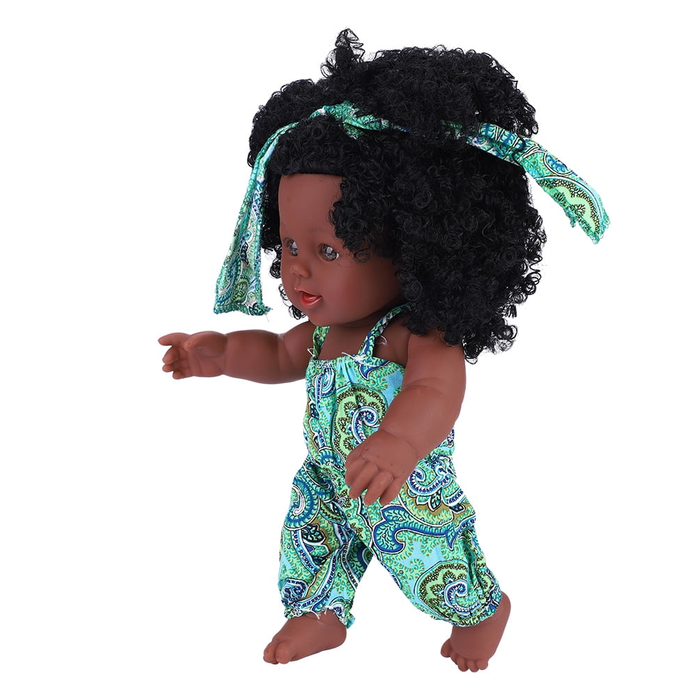 Soft Baby Doll avec Vêtements Nouveau-Né Dormant jouet de bain Jaune Floral Jumpsuit 