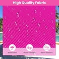 thumbnail image 5 of Lounge Chairs for Outside, Extra High Folding Beach Tanning Lounger with 4-Level Adjustable Backrest, 2-Level Footrest & Removable Pillow, Sunbathing Lounge for Patio, Lawn, Poolside (2, Pink), 5 of 17