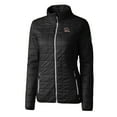 thumbnail image 2 of Women's Cutter & Buck  Black South Carolina Gamecocks Vault Rainier PrimaLoft Eco Insulated Full-Zip Puffer Jacket, 2 of 3