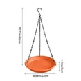 thumbnail image 3 of Plastic Outdoor Hanging Hummingbird Feeder for Garden with 8.66 Inch Water Basin and Chain, 3 of 6