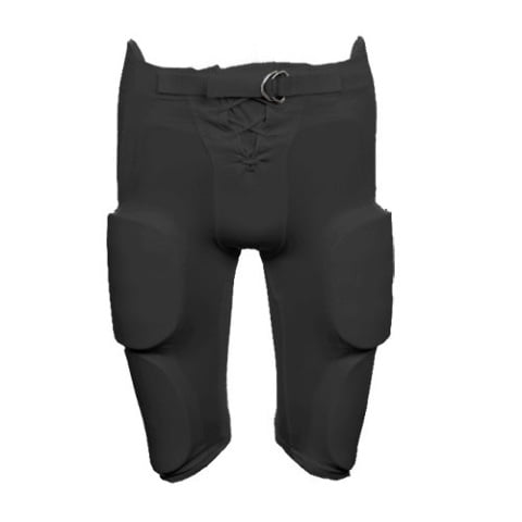 FPADY With Pads Football Pants White or Black Martin Youth Integrated 