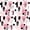 Pink Black White, variant on Castle Fairy Modern Abstract Block Print Full Size Comforter Sets 3-Piece,Dot Line Geometric Clean Tone Bedding Comforter Set,Pink Black White,Reversible,1 Comforter and 2 Pillowcases