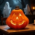 thumbnail image 6 of Halloween Lighted Pumpkin, Large Plastic LED Pumpkins Decoration for Thanksgiving Day Outdoor Yard Porch Home Storefront Holiday Display Decor, 6 of 6