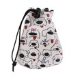 thumbnail image 2 of Bolsa de bolas de golf impresa en cachorros de graffiti bolsas con cordón portátil que transporta caricatura resistente al agua Lining suave, 2 of 8