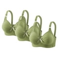 thumbnail image 2 of ZyeKqe 3PC Bras for Women Wireless Push up Full Coverage Breathable Bralettes Seamless Soft Comfy Everyday Bras, 2 of 8