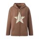 thumbnail image 3 of Gibobby Sudadera con Capucha para mujer Sudadera con cremallera para mujer Sudadera con gráfico informal Sudadera con capucha Manga larga estética con bolsillos （Marrón， S), 3 of 5