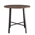 thumbnail image 2 of Homelegance Chevre Table Ronde Industrielle de 36 Pouces Hauteur de Comptoir, Marron, 2 of 2