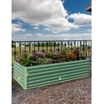 thumbnail image 2 of 2PCS Galvanized Rectangular Garden Bed, Large Outdoor Planter Box, Rust-Resistant Metal Raised Beds for Vegetables, Flowers & Herbs, Easy Assembly, 2 of 6