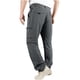 thumbnail image 5 of Pantalones largos de moda para hombre, casuales, de color sólido, con bolsillos y cremallera, cintura elástica, de poliéster., 5 of 5