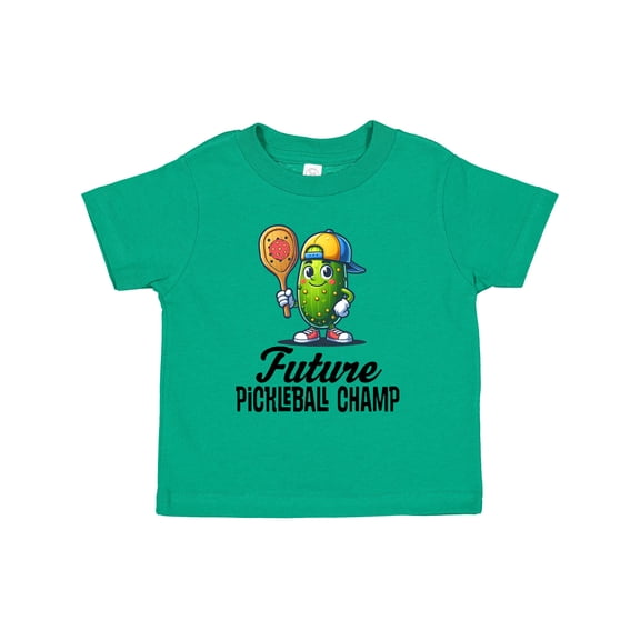 Inktastic Future Pickleball Champ Boys or Girls Toddler T-Shirt