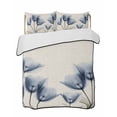 thumbnail image 2 of Blue Tulip Full Size Down Alternative Comforter, Lightweight Comforter Quilt Bedding Set with Pillow Shams Spring Floral Rustic Summer Botanical All Seasons Bed Comforter Duvet Insert 78"x90", 2 of 7